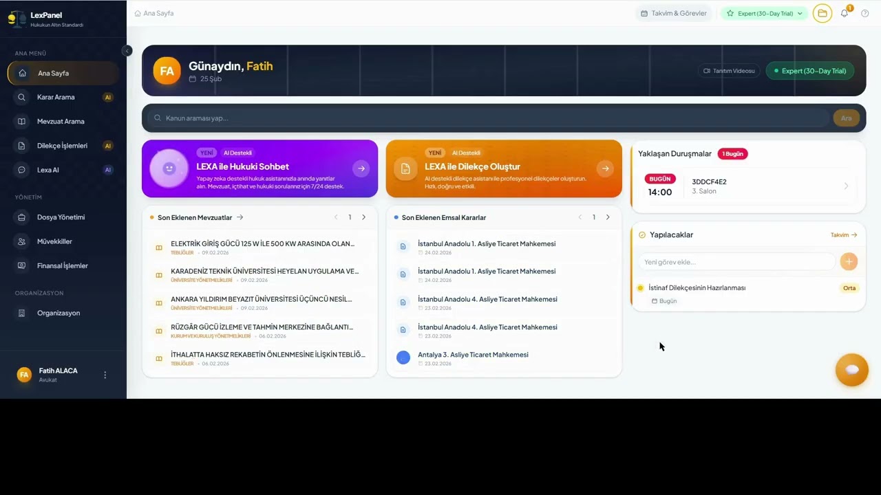 Lexpanel Anasayfa