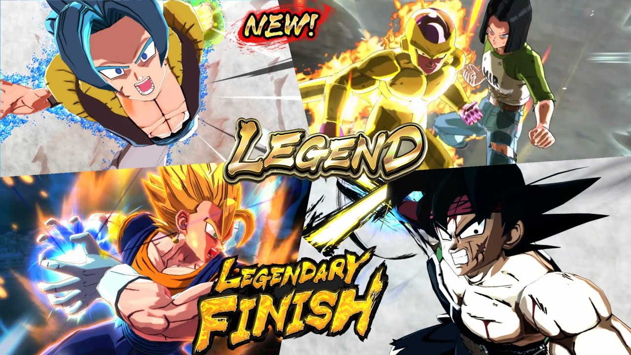 All the LEGEND Legendary Finishes & LEGEND Action in Landscape Mode!!-Dragon Ball Legends 