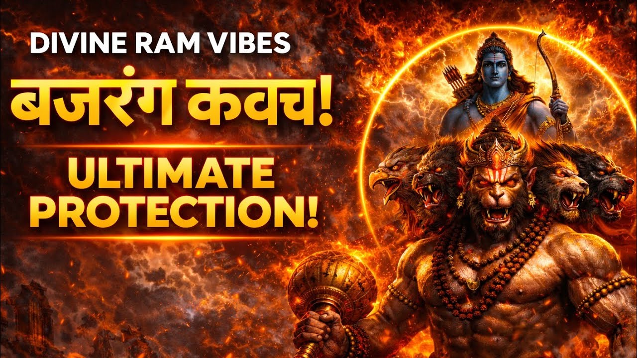 Bajrang Bali Raksha Kavach 🔥 Panchmukhi Hanuman Powerful Song | Jai Shri Ram