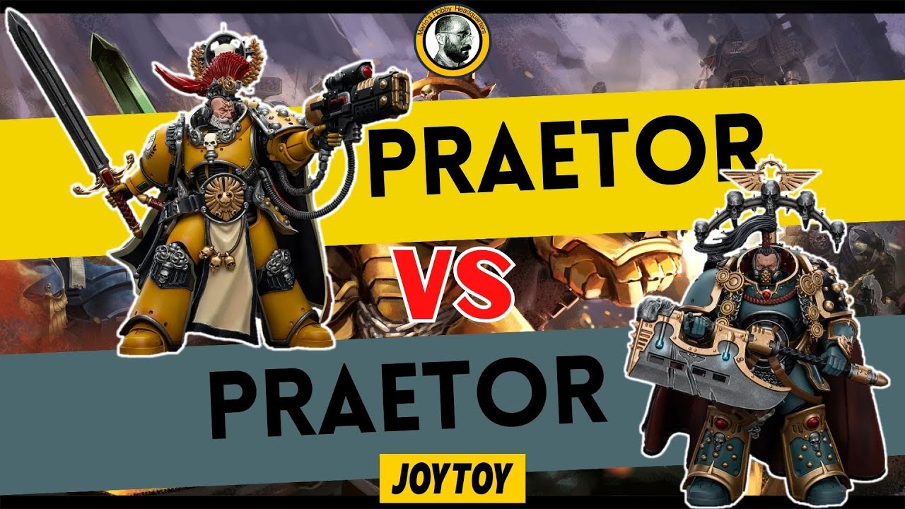 Imperial Fists Praetor vs Sons of Horus Praetor #warhammer #30k #joytoy #collectibles #actionfigures