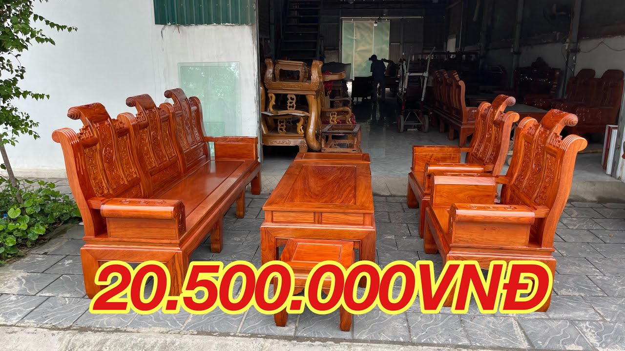 Hàng Đẹp Tiêu Chuẩn Bộ Âu Á Cuốn Thư Vách Đục Gỗ Hương Đá Chỉ 20.5Tr