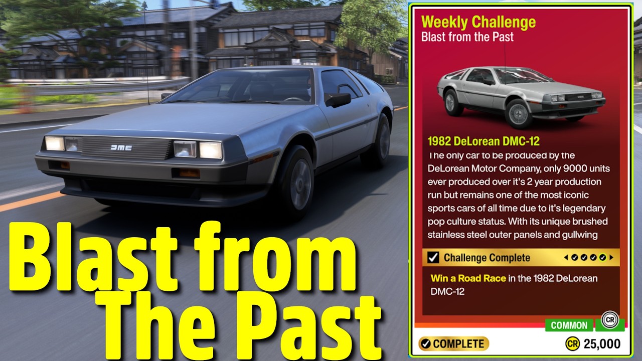 Forza Horizon 6 Blast From The Past Weekly Challenge Guide | Series 2 Week 1 Summer