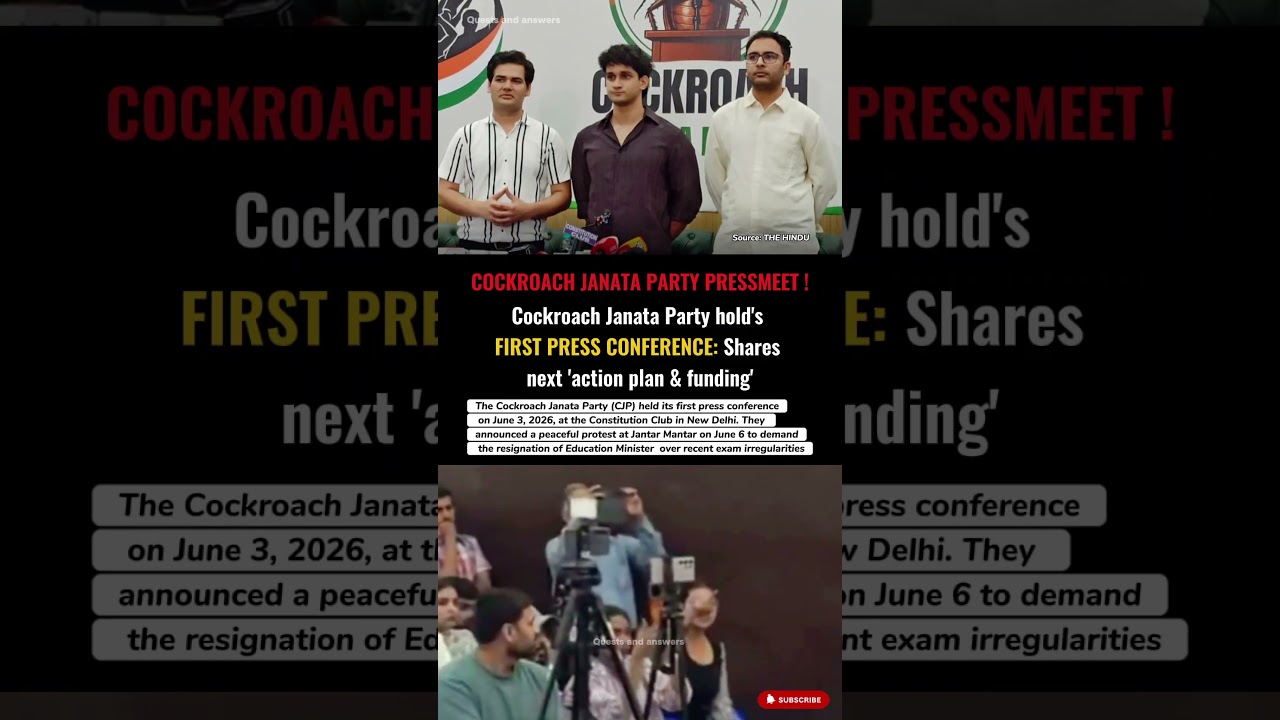 coackroach janata party holds press conference,cjp party #bjp #cockroach #trending #viral #news #bjp
