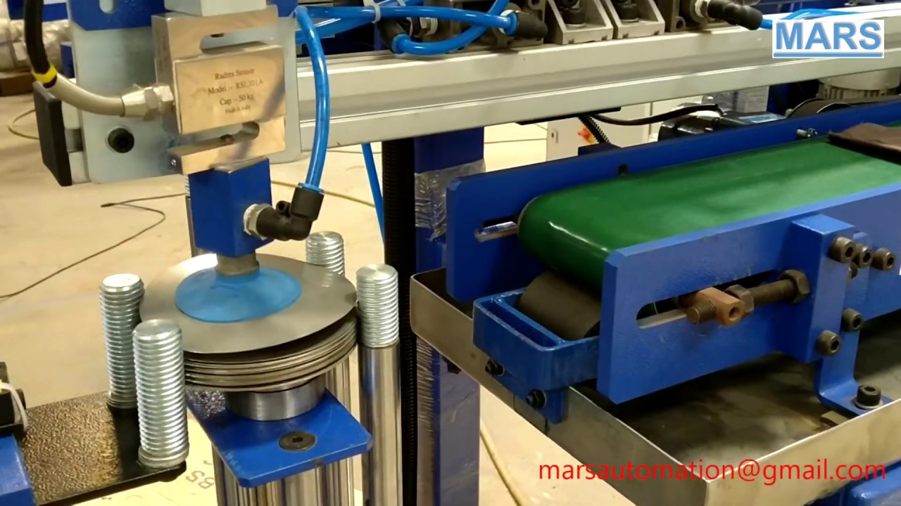 Pick and Place Robot - Circle Feeder to Press - Bottle Cap Manufacturing