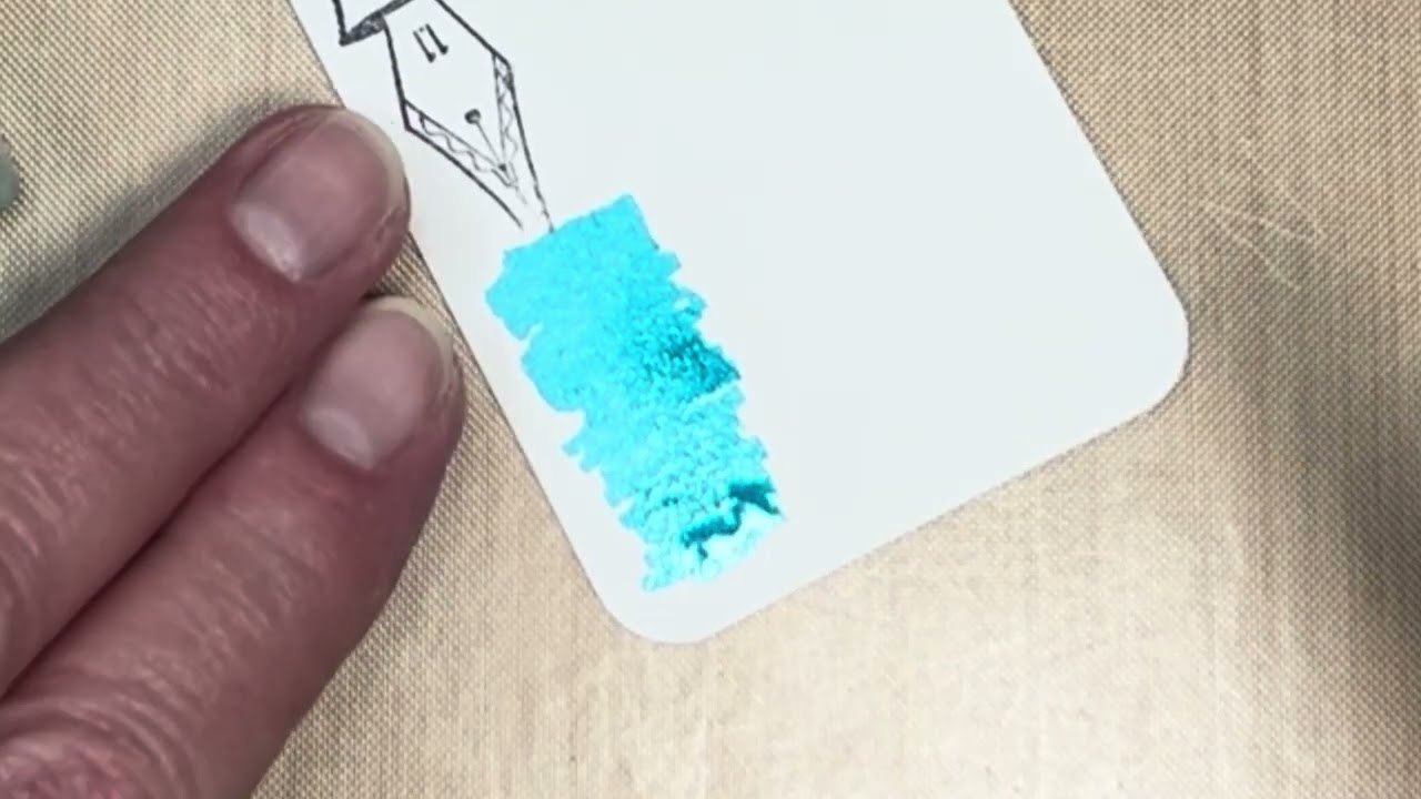День 23 2025 Diamine Inkvent ~ Пусть идет снег