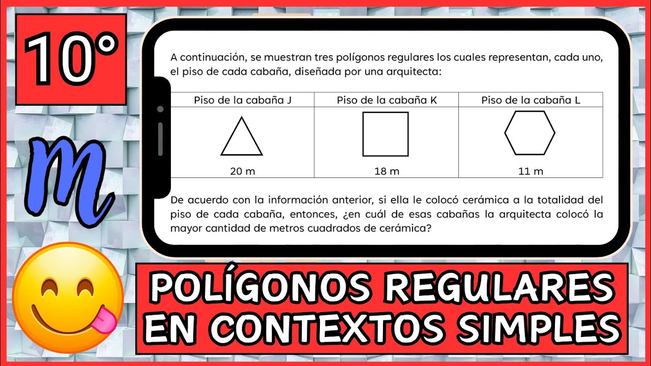 [594] #PNE Polígonos Regulares en Contexto | Área y Perímetro | Triángulo Cuadrado Hexágono #décimo