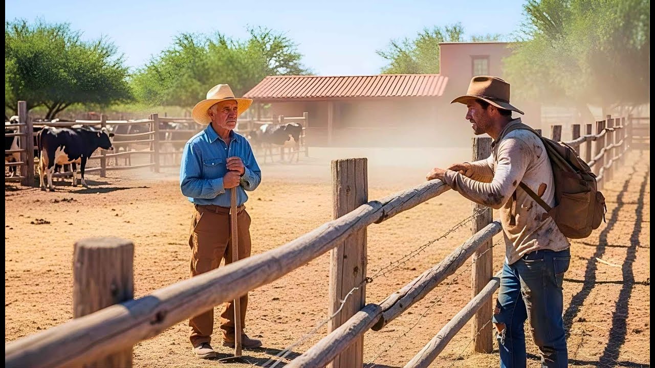 “¿Podría darme un lugar para descansar? Caminé tres días” — Dijo el forastero al ranchero