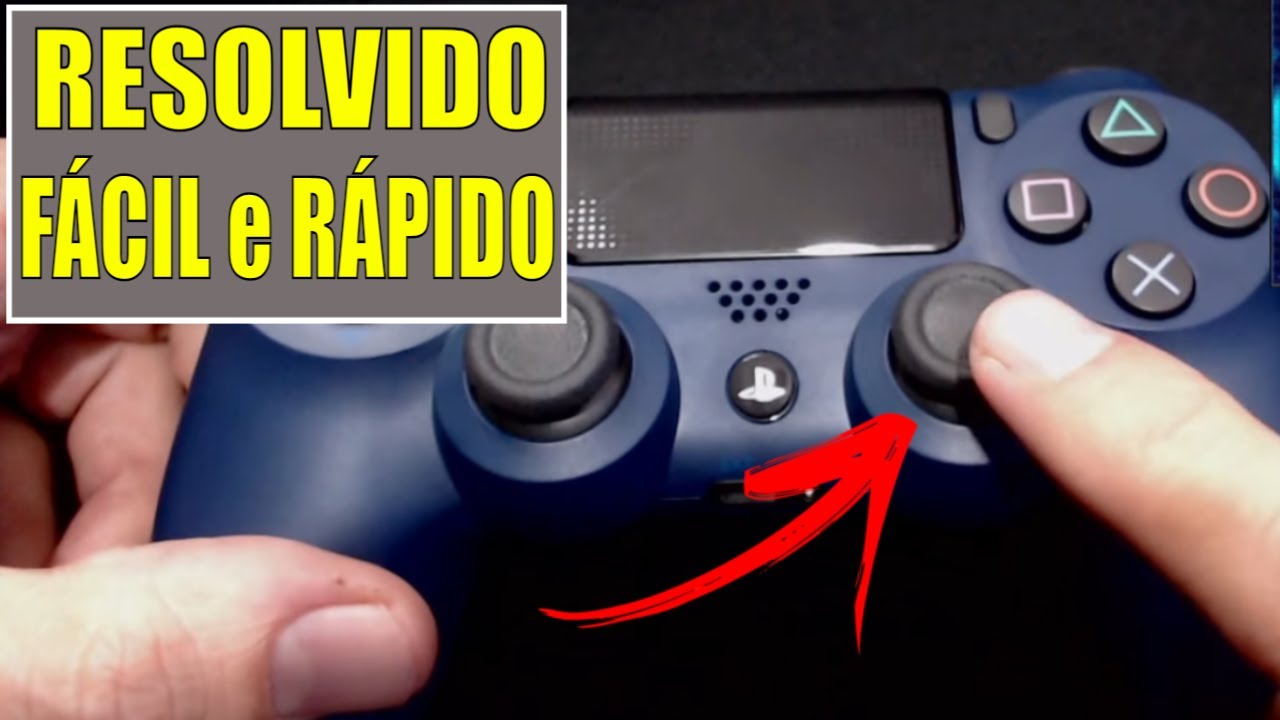 PROBLEMA NO CONTROLE DO PS4 RESOLVIDO !! RESOLVA VOCÊ MESMO !!