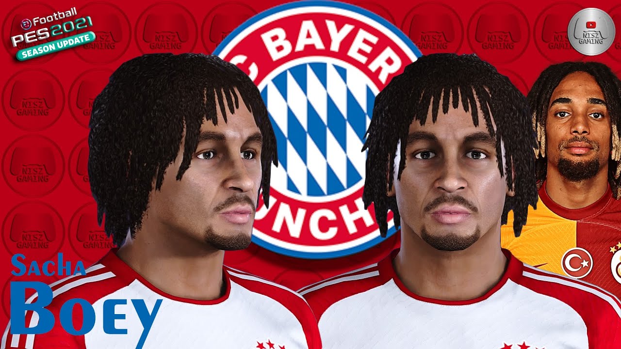 Sacha Boey Face PES 2021 FC Bayern Munchen | PES 2020 | Create Face PES | NISZ Gaming