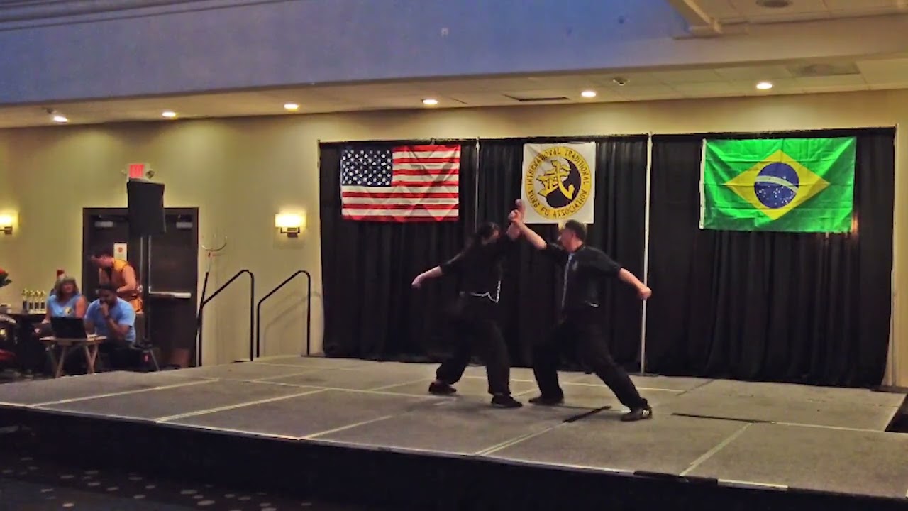 Sifu Tony Wong and Megan Wong Demonstrating Tiger Crane 2 Person Form 虎鶴雙形拳對拆