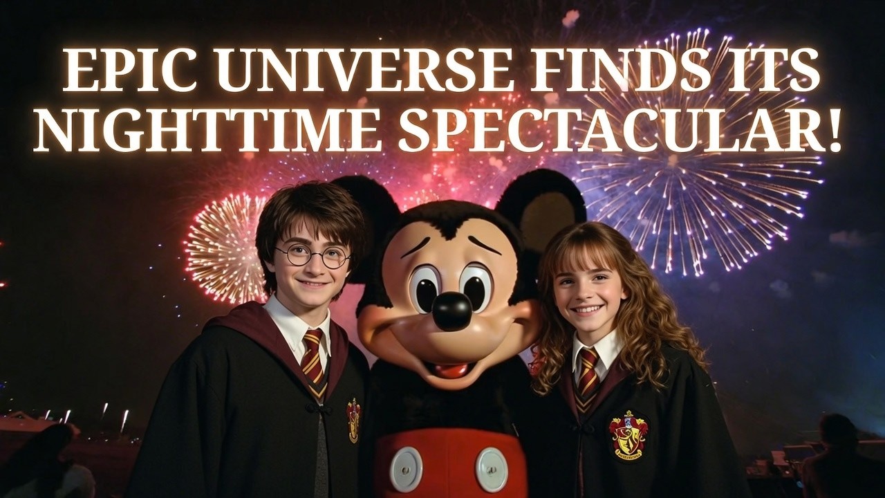 Epic Universe Adds NIGHTLY Fireworks SPECTACULAR as Disney World Crowds Reach 5-Year Lows!