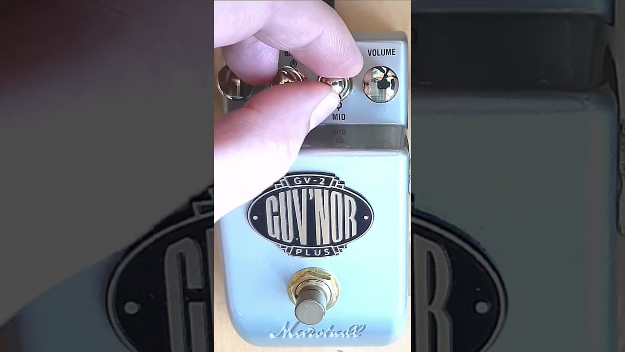 Marshall GV-2 Guv'nor Plus - JCM Distortion in a Box #short #shorts #marshallamps #rock #guitar #amp