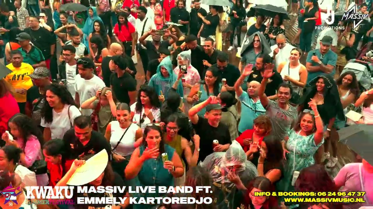 SHAKE IT TO THE MAX - LIVE BAND -  MASSIV' - FT. EMMELY KARTOREDJO - KWAKU 50 YEARS