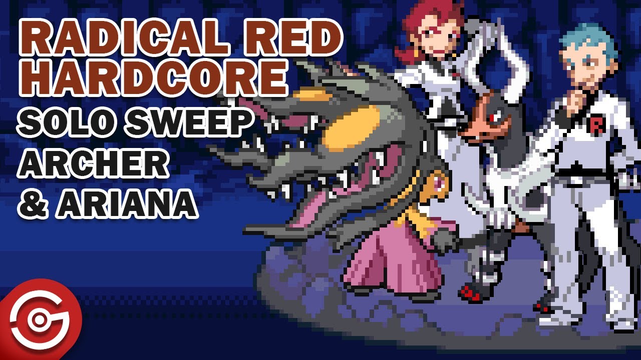 Pokemon Radical Red 3.1 Hardcore | Solo Sweep Ariana & Archer (Cerulean Cave)