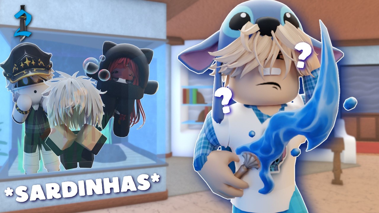 ESCONDE-ESCONDE DAS SARDINHAS ENTRE AMIGOS VALENDO GODLY NO MURDER MYSTERY 2! 🐟