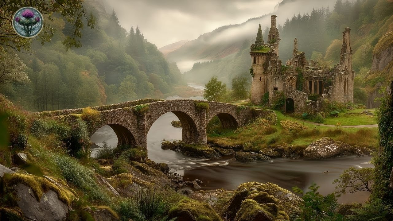 Where The River Meets The Ruin - 3 Hours Celtic Medieval Music  Relaxing Fantasy Instrumental