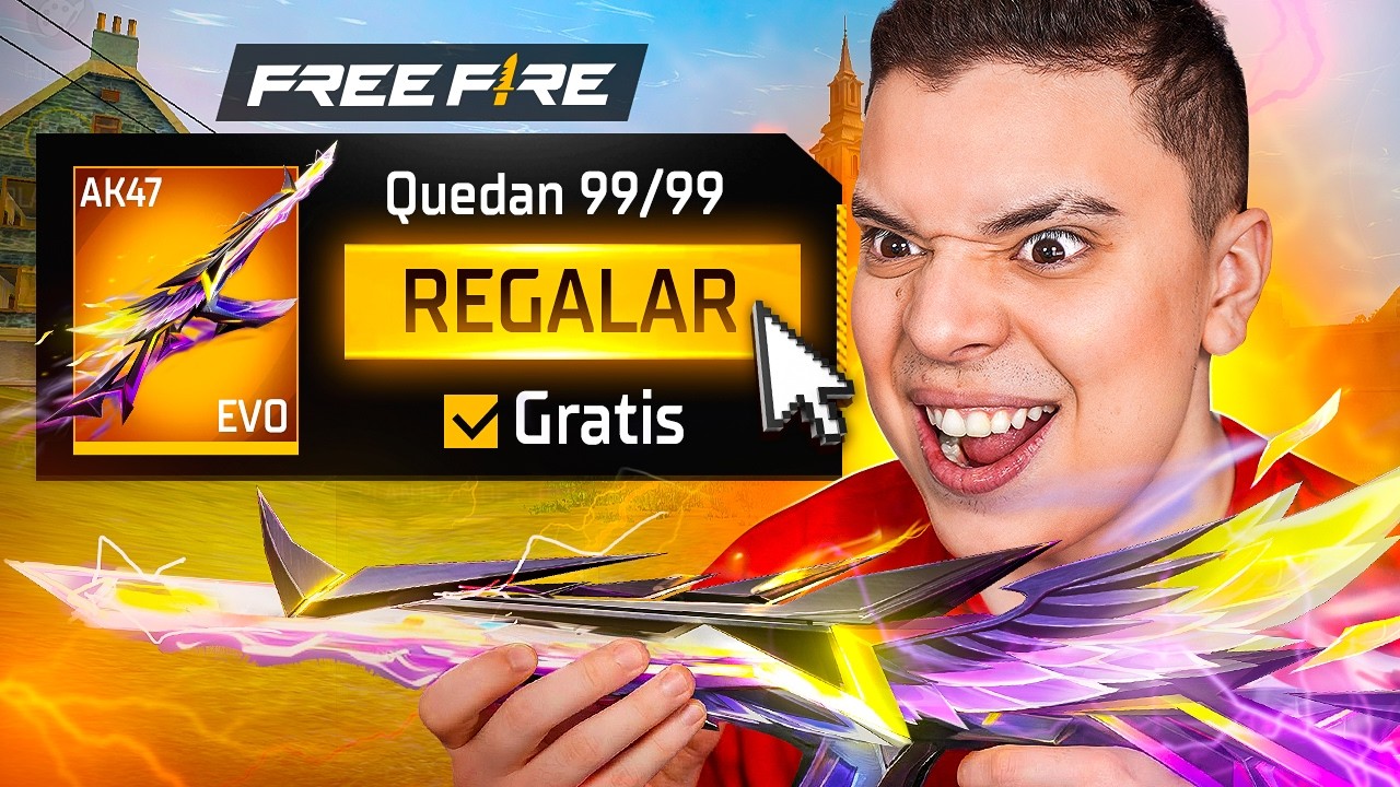 ¡REGALANDO AK EVOLUTIVA EJECUTADORA DE LA JUSTICIA EN FREE FIRE! 🔥  🔥 LEGENDARIA !!