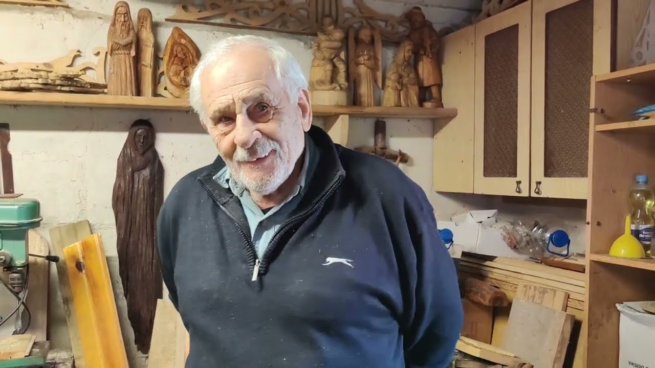 Włodzimierz Naumiuk artysta ludowy z Podlasia.