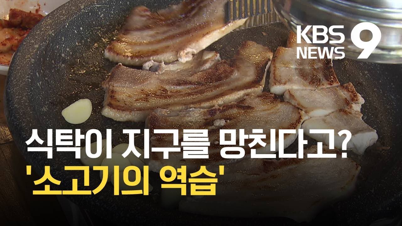 우리 집 식탁이 기후 위협?&hellip;&lsquo;육식의 역습&rsquo; / KBS 2021.02.28.