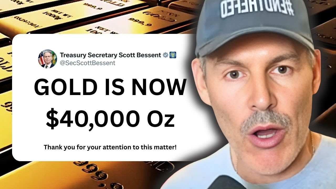 FED PLAN LEAKED: Treasury To Revalue Gold To 40,000 To Solve US Debt TSUNAMI!