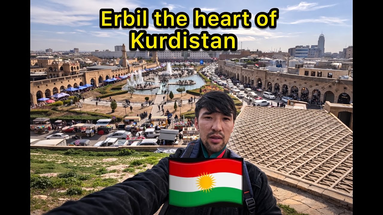My very first vlog at Erbil Kurdistan 🇹🇯 of Iraq 🇮🇶 