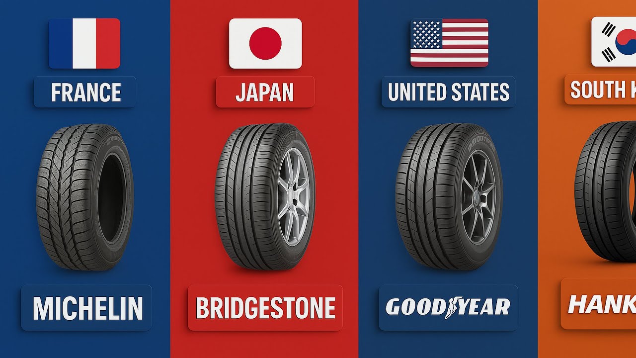 Tyre Brands From Different Countries