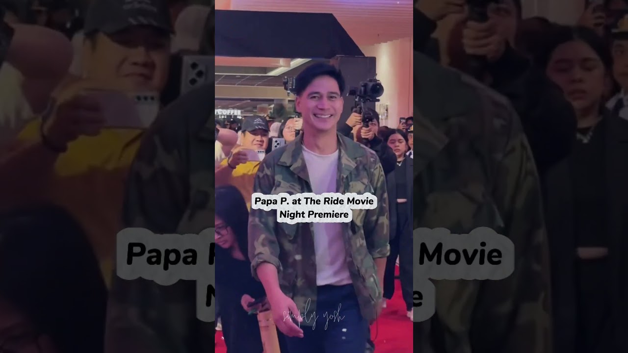 Piolo Pascual na premierze filmu The Ride #piolopascual