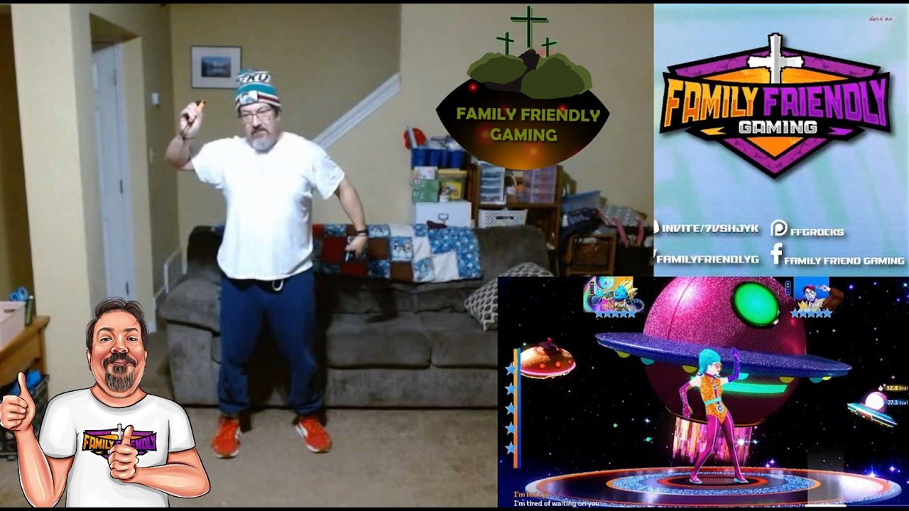 Just Dance 2026 Edition Hung Up Cosmic Fitness Version Twelve Stars