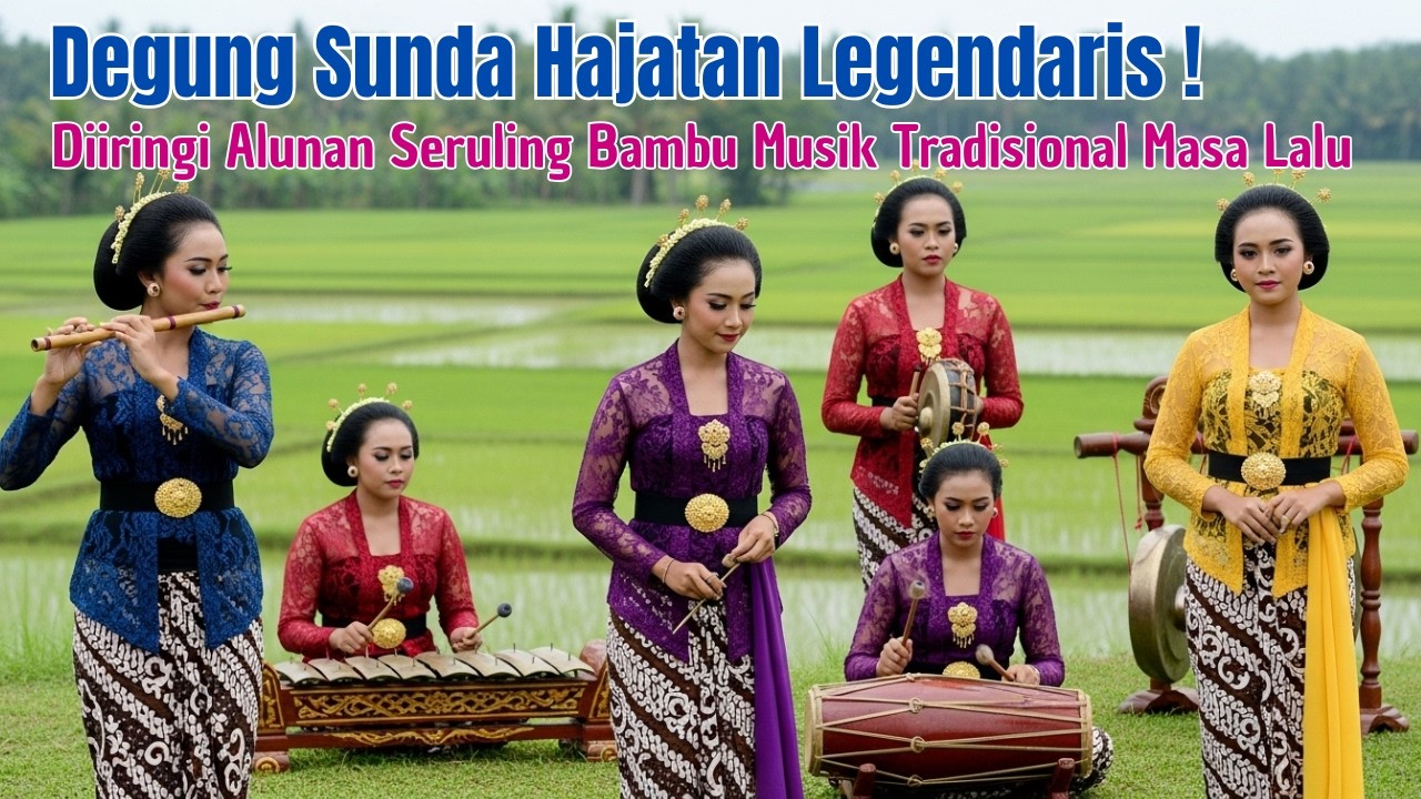 DEGUNG SUNDA HAJATAN LEGENDARIS! MUSIK TRADISIONAL KENANGAN MASA LALU #degungsundaviral