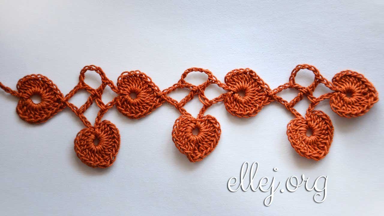 How to crochet Leaf Edging • Free Step by Step Crochet Tutorial