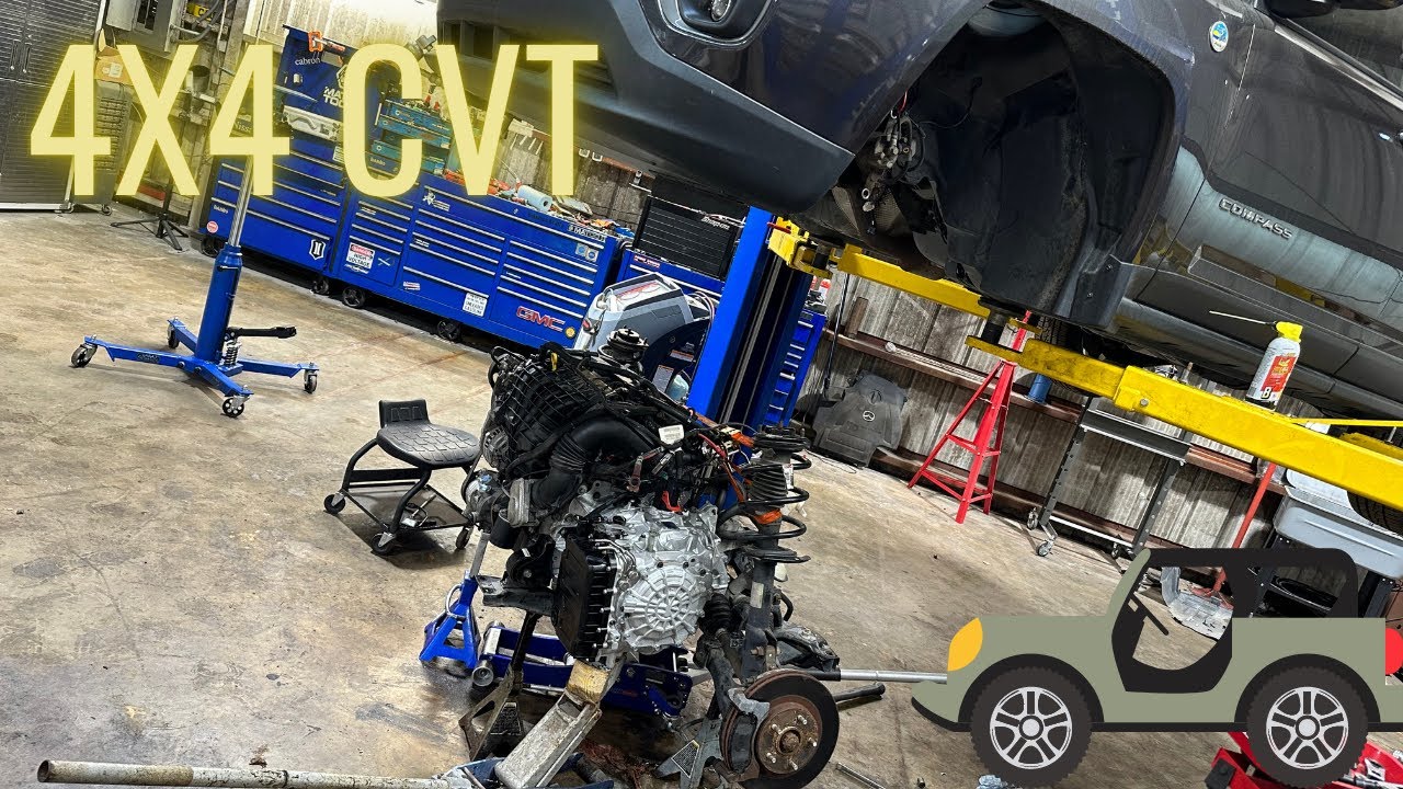 Transmission Blown Up! Remove Entire Vehicle! 2016 Jeep 2.4 
