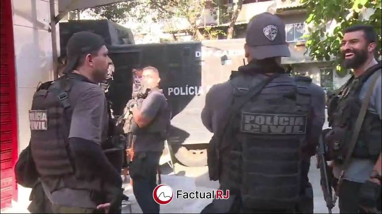 Tiroteio no Complexo da Maré em Nova Holanda em operação da Polícia Civil da DRFA