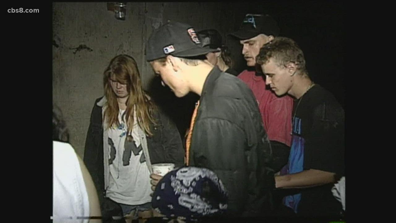 In July 1992, CBS 8 went into the El Cajon sewers to talk with the teens living below ground