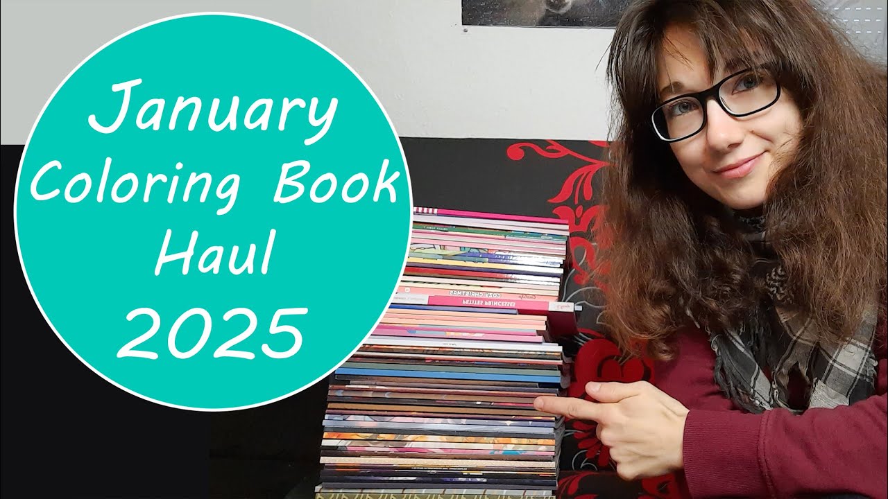 January Coloring Book Haul | 2025