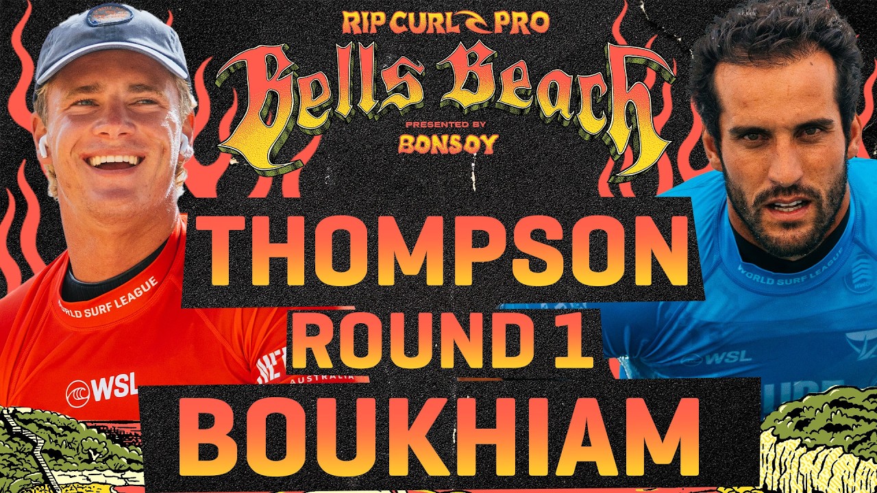 Luke Thompson vs Ramzi Boukhiam | Rip Curl Pro Bells Beach pres by Bonsoy 2026 - Round 1