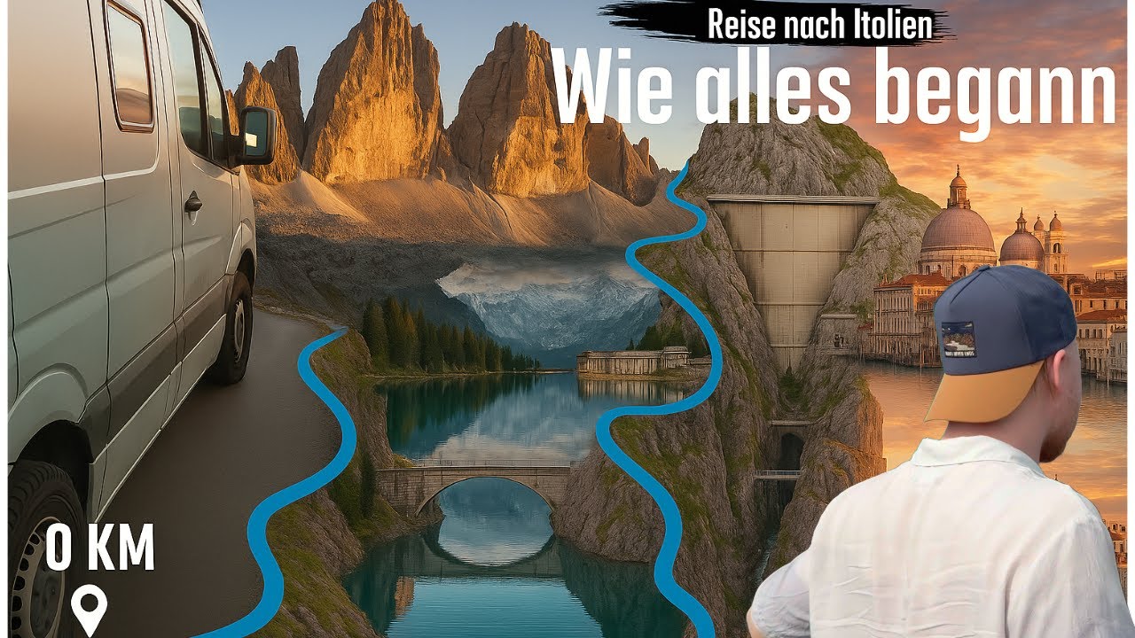 🇩🇪🇮🇹Deutschland➡️Venedig 🏔️Drei Zinnen💧Misurinasee & die tragische Geschichte der Vajont-Staumauer🕯️