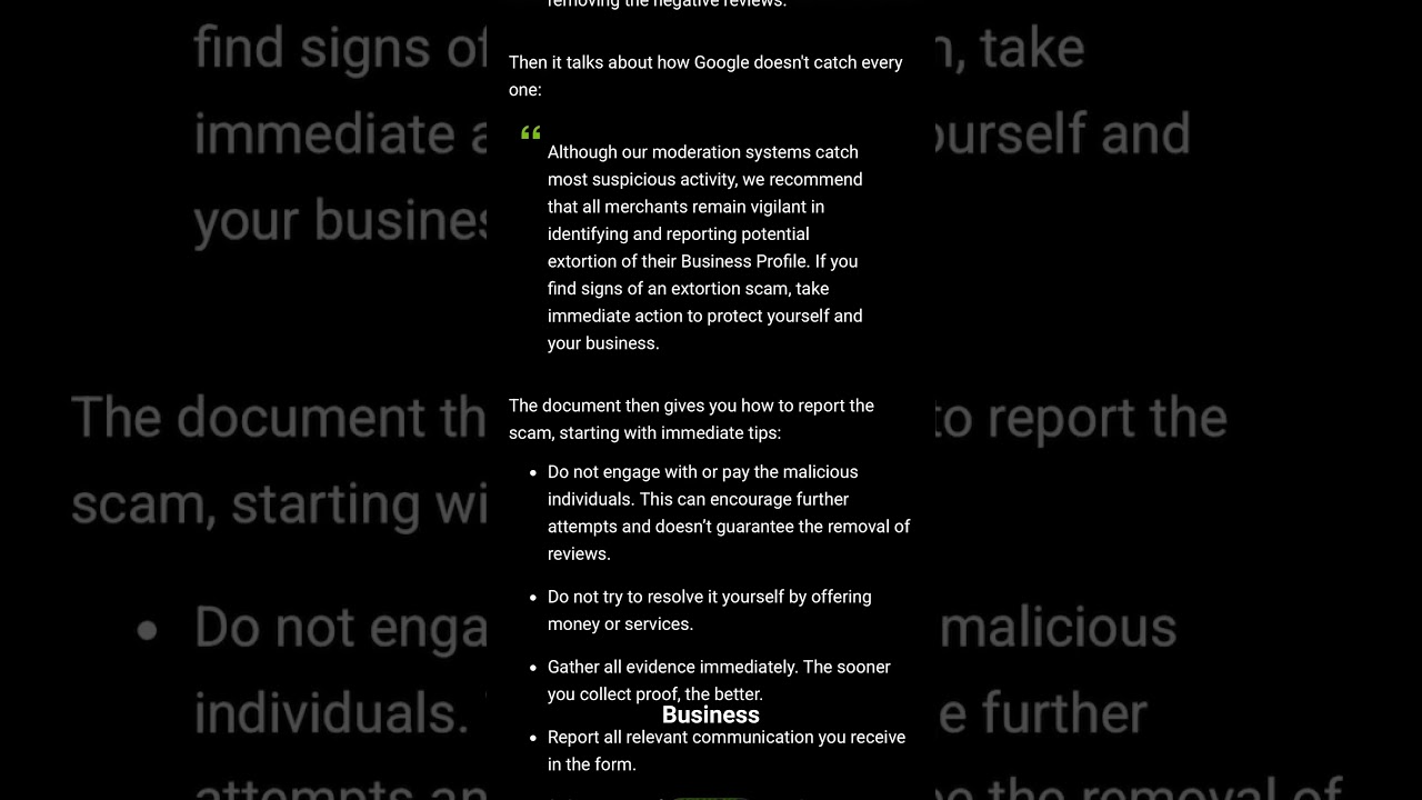 Вымогательство отзывов &mdash; это РЕАЛЬНОСТЬ, но теперь Google наконец признал это #localseo #googlere...