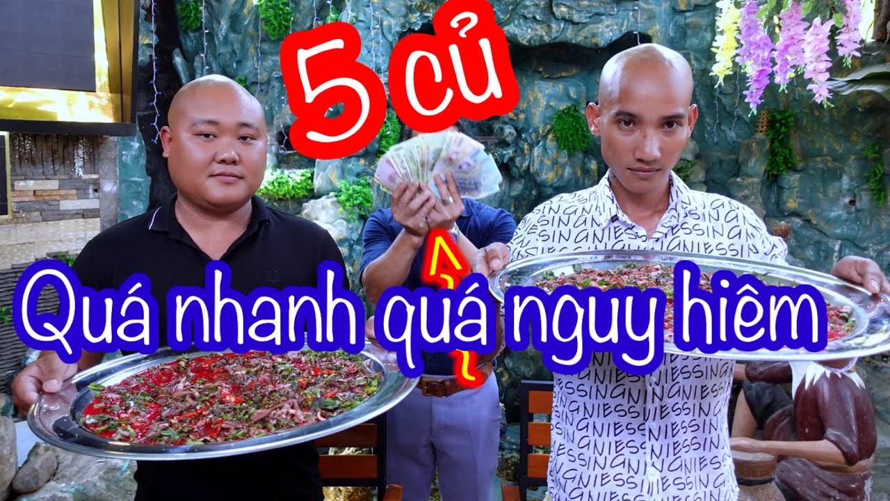 Ai Là Người Ăn Nhanh Hơn Nhận Thưởng 5 Triệu - Son Duoc Vlogs