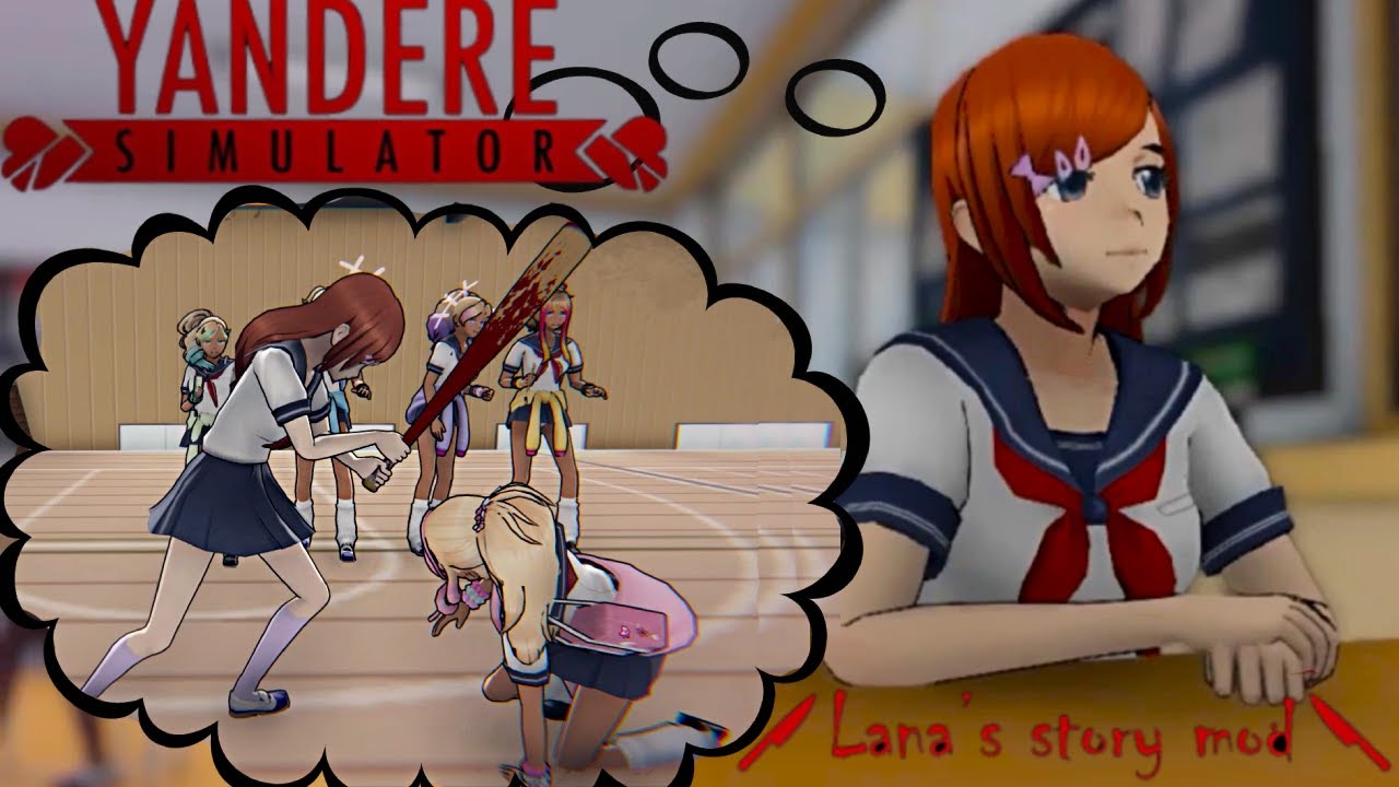 Ее месть будет страшной. Роскошный Story Mode Yandere Simulator - Lana's story - Злая концовка Ч.1