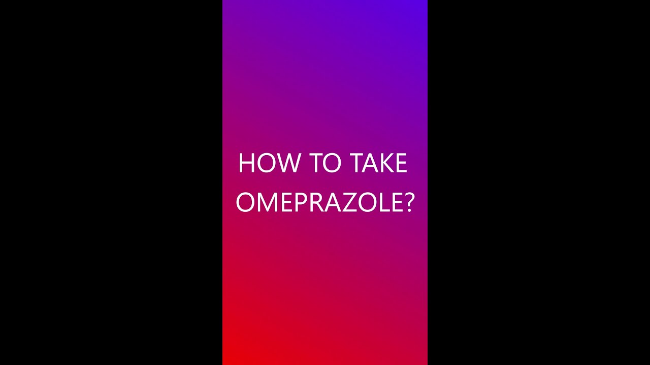 Как принимать/употреблять ОМЕПРАЗОЛ?