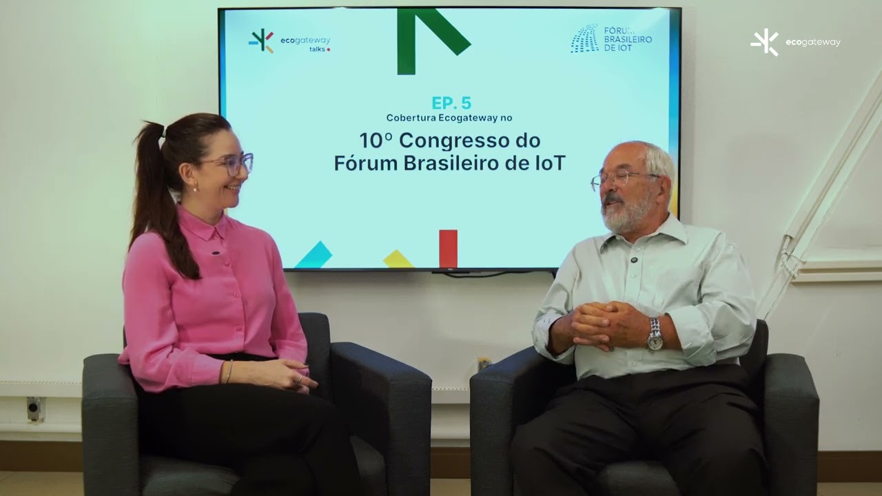 Ecogateway Talks com Cláudio Violato (Presidente FBIoT) no 10º Congresso do Fórum Brasileiro de IoT