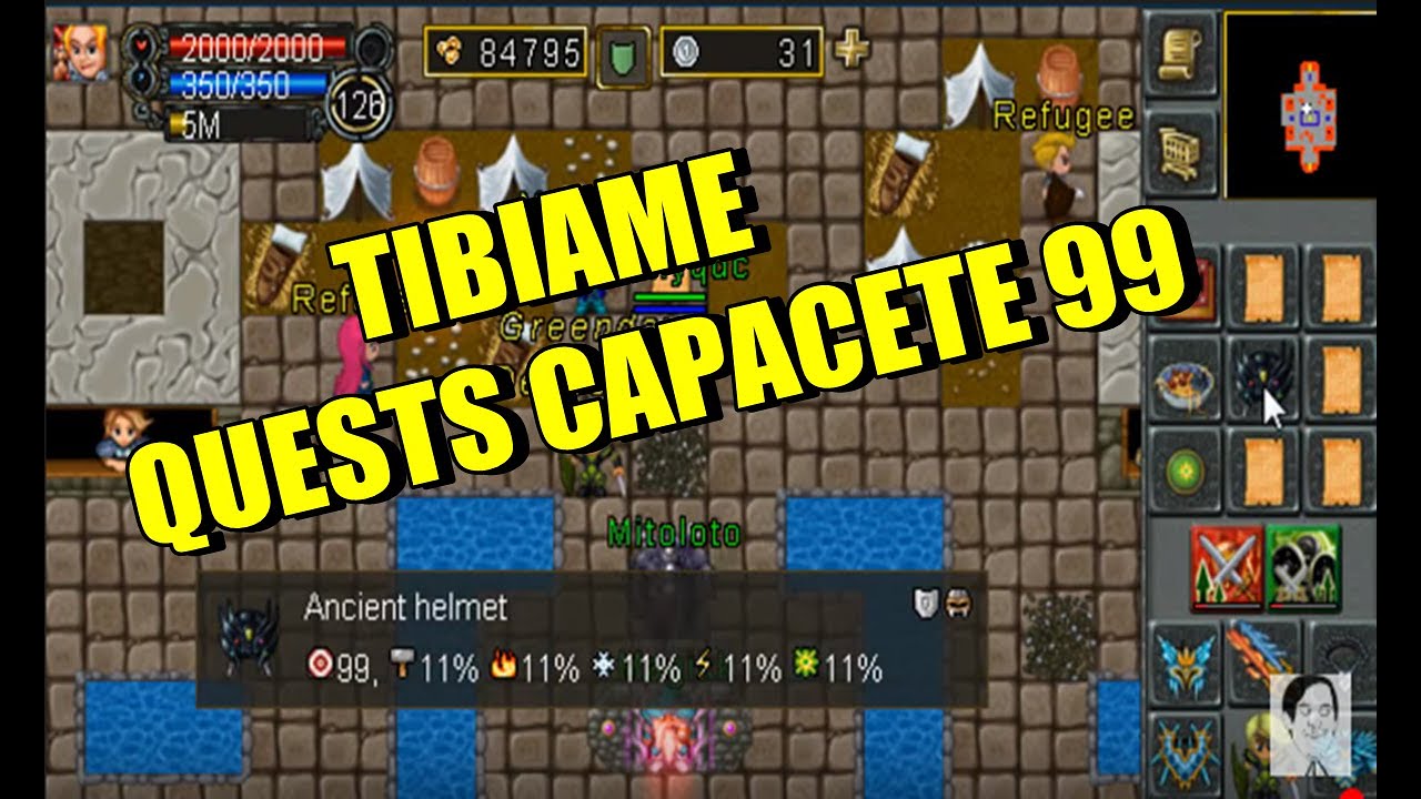 TibiaME - Quest's Doratia Novo Capacete 99