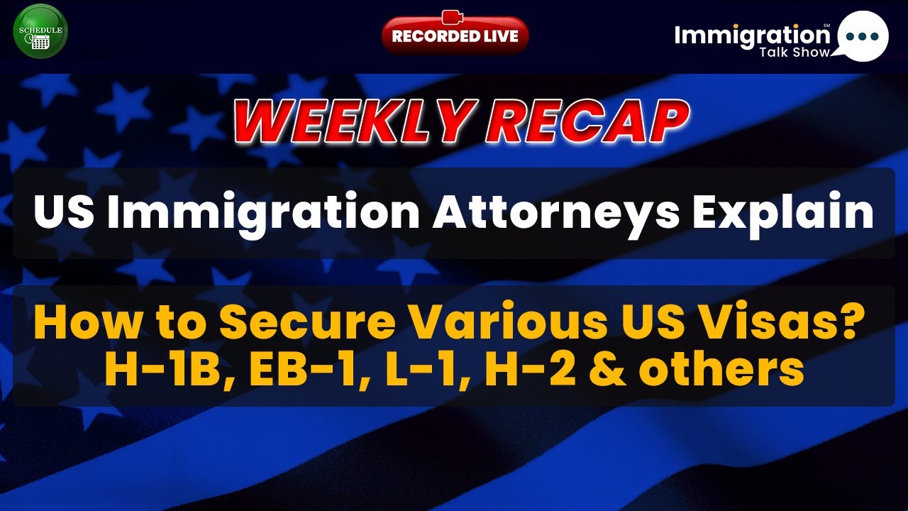 U.S. Immigration Attorneys Explain, How to Secure Various US Visas? #immigrationconsultant