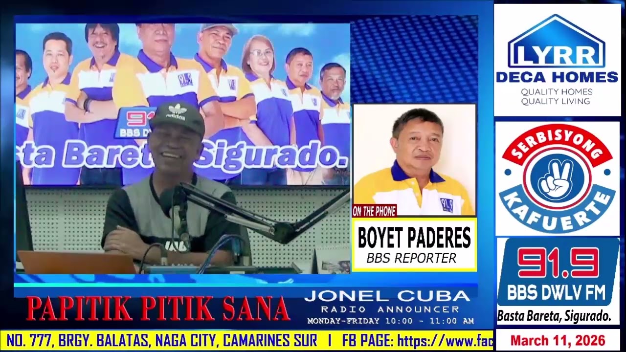 03 11 26 PAPITIK PITIK SANA   JONEL CUBA