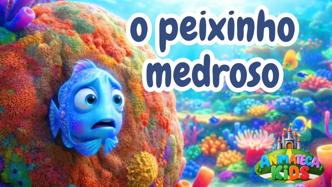 O peixinho medroso - história infantil | #historiainfantilparadormir#lerparacrianca#livrosinfantis 