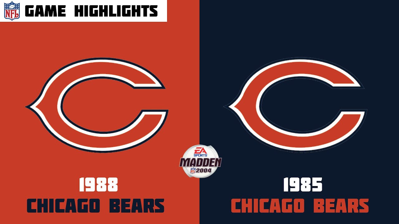 Madden NFL 2004 Historic Teams - 1988 Chicago Bears vs 1985 Chicago Bears