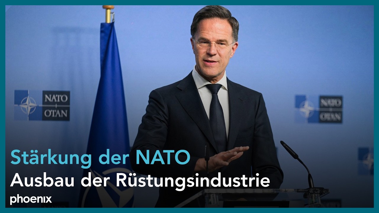 NATO-Verteidigungsminister: Mark Rutte mit Pressekonferenz vor Treffen in Brüssel | 11.02.2025