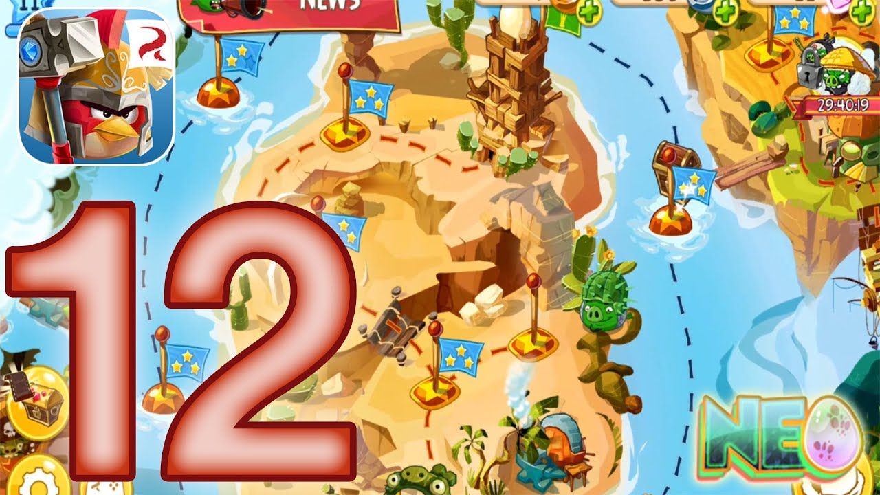 Angry Birds Epic RPG: Gameplay Walkthrough Part 12 - Level Up 11 (iOS, Android)