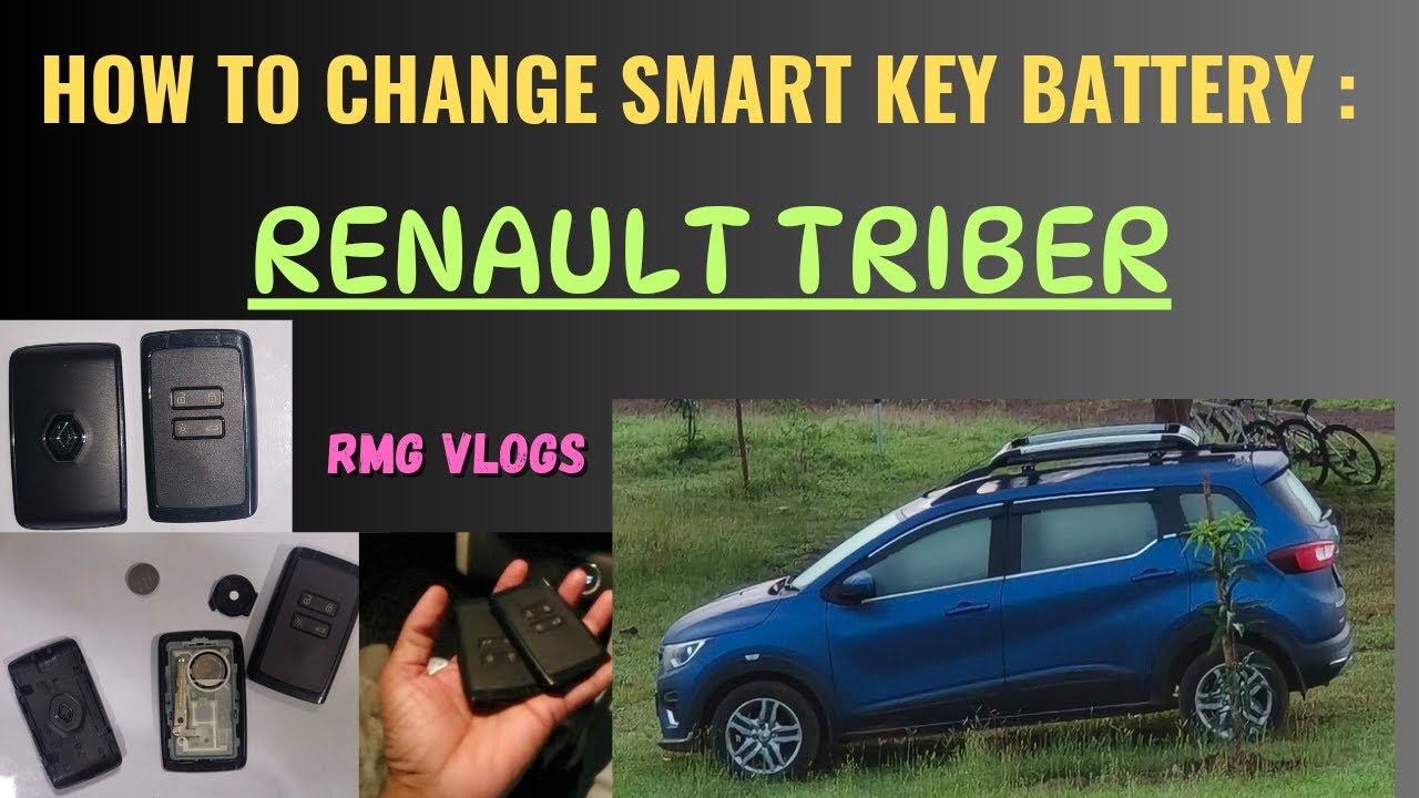 How Smart key / key care battery change in Renault TRIBER| smart key not working| battery change