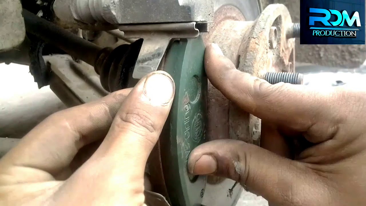MARUTI SUZUKI 800 BRAKE PADS CHANGE AT HOME